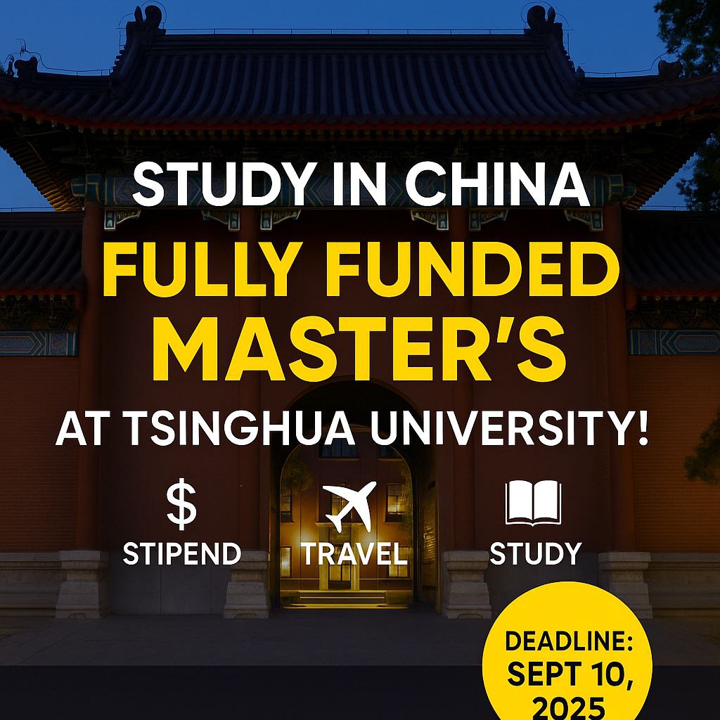 Prestigious fully funded scholarship in China 2025 - Schwarzman Scholars thumbnail