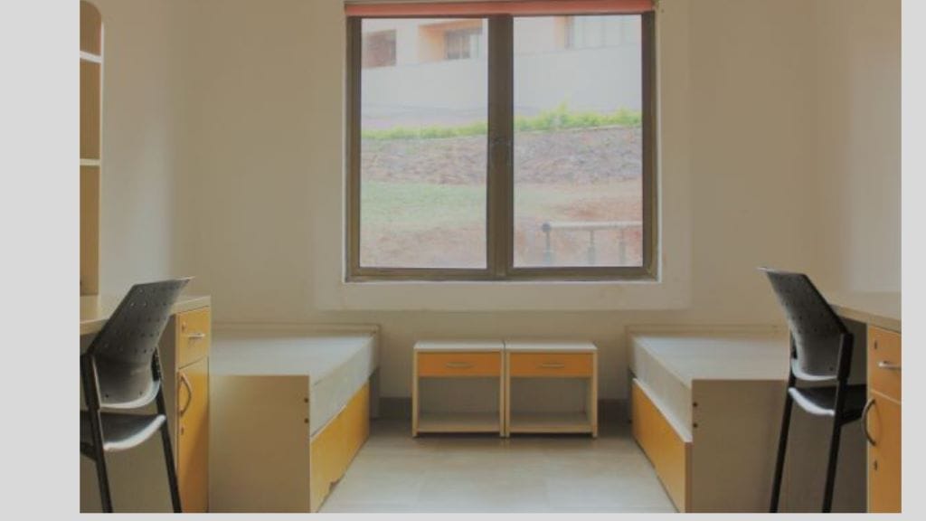 Image of student dormitory from university in Hungary